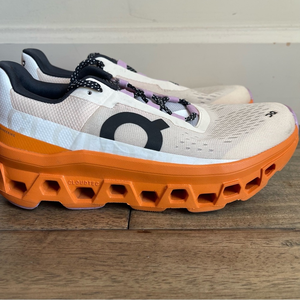On cloudmonster sneakers  in fawn / turmeric size 6.5 women’s - Picture 3 of 13
